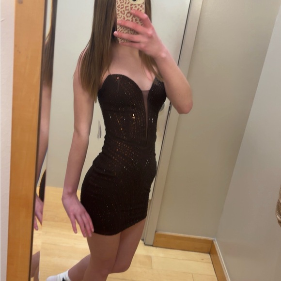 Windsor Strapless Black Dress - Picture 3 of 3